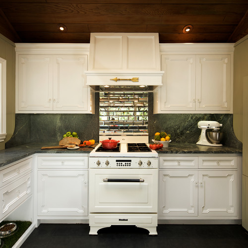 Soapstone Kitchen countertops with Full height soapstone backsplash SEATTLE SOAPSTONE