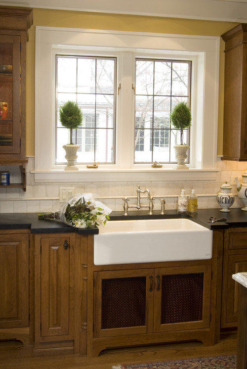 Soapstone Kitchen with white farmhouse sinks – SEATTLE ...